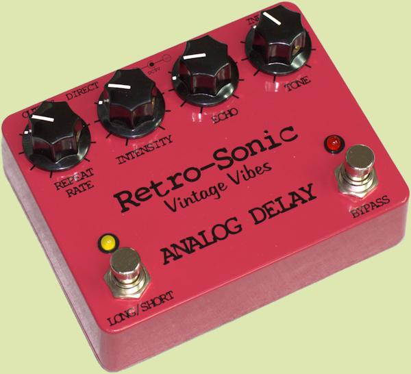 Retro Sonic Analog Delay Pedal:Guitars, Pedals Amps Effects