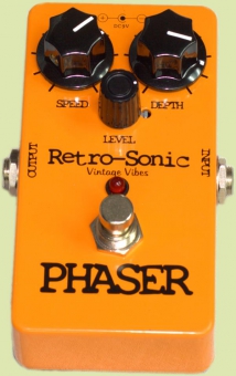 Retro-Sonic Phaser Pedal:Guitars, Pedals Amps Effects